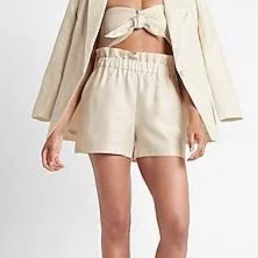 Express small Paper Bag Shorts. NWT